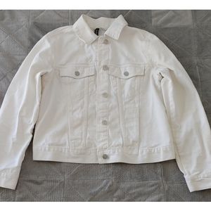 White denim jacket